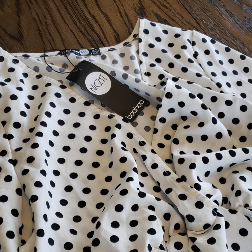 NWT Polka Dot Co-ord Top & Shorts - Picture 8 of 8